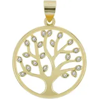 Akzent Dames hanger "Nerys" van 925 Sterlingzilver, gerhodineerd, duurzaam