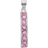 Akzent dames hanger "Jöran" aus 925 Sterlingzilver, gerhodineerd, duurzaam