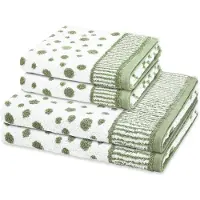 Ross Sonstiges 2 X handdoek 2 X douchehanddoek - in set 4 pack Punkte allover