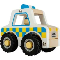 Bigjigs Houten Politie Auto