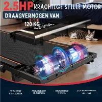 Mira Loopbanden Voor Thuis - Loopbanden Voor Thuis Inklapbaar - Loopbanden Voor Thuis Helling - Zwart - 112cm x 57cm x 94cm ; 19 kg