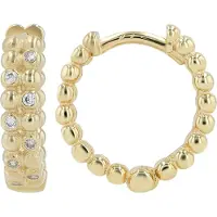 Akzent Dames oorbellen "Yelda" aus 925 Sterlingzilver, gerhodineerd, duurzaam