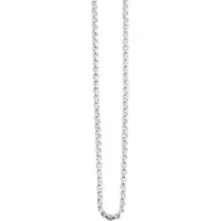 Akzent unisex ketting "Zierle" zilverkleurig - Edelstahl-ketting - modern - 40-90 cm