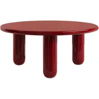 Vente-unique Salontafel van MDF - Rood gelakt - BENESA