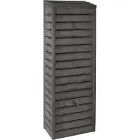Homesaver Delta Woodline 300L Regenton – Antraciet houtlook – Complete set– Ruimtebesparend