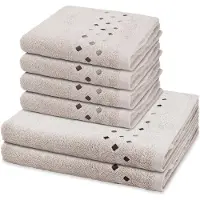 Ross Sonstiges 4 X handdoek 2 X douchehanddoek - in set 6 pack Stoneline