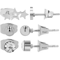 Akzent dames oorbel Oorknopjes oorbellen Edelstahl zilver dames waterbestendig