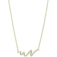 Akzent Dames ketting met hanger "Ineke" van 925 Sterlingzilver, gerhodineerd, duurzaam