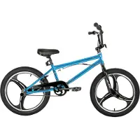 Happiq BMX-fiets – Voor jongens en meisjes van 5-12 jaar – 360 graden rotor Freestyle, 4 haringen, Single Speed – Blauw, 51 cm