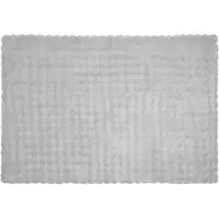 vidaXL Antislip deken van imitatie konijnenbont Olite Grijs Polyester
