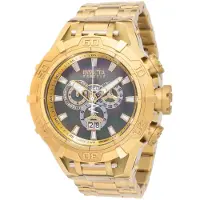 Invicta Reserve 49348 Herenhorloge - Quartz Uurwerk - Roestvrij Staal met Moeder van Parel Wijzerplaat - 54,0 mm