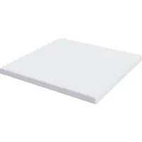 vidaXL Geheugen Schuim Matras Topper 200 x 200 cm Thick Zacht Wit