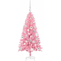 vidaXL Kerstboom Roze 120 cm PVC