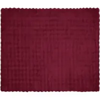 vidaXL Antislip deken van imitatie konijnenbont Olite Bordeaux Rood
