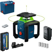 Bosch GRL 18V-4-34 CVG | Accu rotatielaser 18V groen + LR45 in L-BOXX (1x 4.0Ah ProCORE accu + GAL 18V-40 lader) - 0601061H00