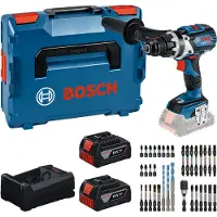 Bosch GSR 18V-110 C Accu-schroefboormachine (2x GBA18V5,0Ah, lader GAL12V/18V-80, 35-delige bitset) - 0615A500E3