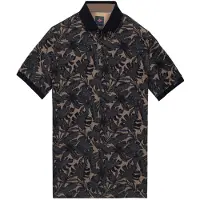 Baileys Polo heren poloshirt 2-tone pique, print 615233/80