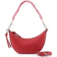 Fredsbruder schoudertas That’s My Bag Collection Halfmoon Bag Cherry Red rood