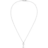 Elli - Halsketting - Ketting met steen Dames Druppel Hanger Pantserketting Zirkonia Druppel Geslepen Wit 925 Sterling Zilver 48 cm - Dames