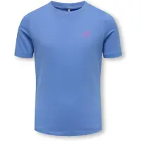 ONLY GIRLS Shirt 'KOGBOLETTE' saffier / geel / pink / wit