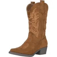 Salinyang Cowboylaarzen karamel / lichtbruin