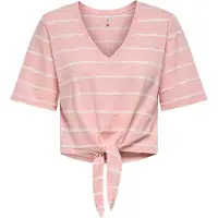 ONLY Shirt 'ONLSummer' rosa / wit