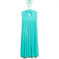 Superdry Midi-jurk met Uitsnijding Groen Grootte: 42