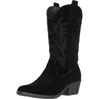 Salinyang Cowboylaarzen zwart