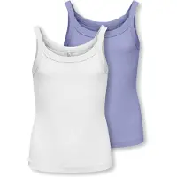 ONLY GIRLS Top 'KOGJill' violetblauw / wit