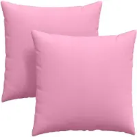 vidaXL Zitkussens 2 st Stof Roze 80 x 80 cm