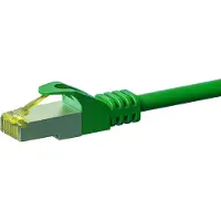 Dsit Cat7 S/FTP (PIMF) patchkabel - 1 meter groen - netwerkkabel - internetkabel - UTP kabel - RJ45 - 10000 mbit/s