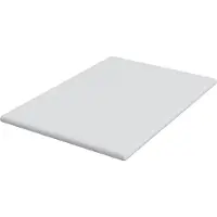 vidaXL Matras Topper Wit 160 x 200 cm Jacquard Stof
