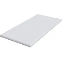 vidaXL Matras Topper Wit 90 x 190 cm Jacquard Stof