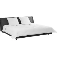 vidaXL Winterdekbed met kussens, 3 stuks, wit, microvezel