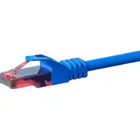 Dsit UTP CAT6 patchkabel - 1 meter blauw - 100% koper - netwerkkabel - internetkabel - UTP kabel - RJ45 - 1000 mbit/s