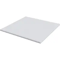 vidaXL Matras Topper Wit 200 x 200 cm Jacquard Stof