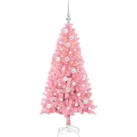vidaXL Kerstboom Roze 120 cm PVC