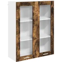 vidaXL Hangkast Rook Eiken 80 x 31 x 100 cm Bewerkt hout