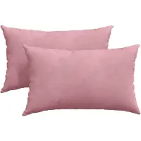 vidaXL Zitkussens 2 pcs Roze 50 x 30 cm Corduroy stof