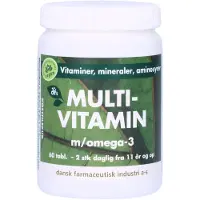 Dansk Farmaceutisk Industri Naturprodukter - Multivitamin Med Omega 3 60 stk.