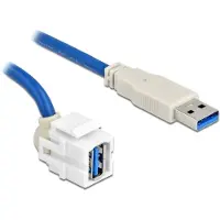 DeLOCK 86871 USB-inbouwmodule Keystone Kabel 1 stuk(s)
