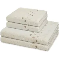 Ross Sonstiges 2 X handdoek 2 X douchehanddoek - in set 4 pack Stoneline