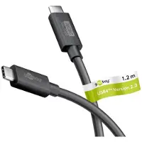 Goobay USB-C kabel | USB4 80 Gbps | PD 240W | 16K 60Hz | zwart | 1,2 meter
