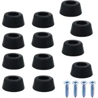 INF Ronde meubelpoten met schroeven, 50 stuks 1.5x1.2x0.8 cm