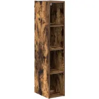 vidaXL Hangkast Rook Eiken 20 x 29,5 x 100 cm Bewerkt hout