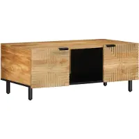 vidaXL Salontafel 100x54x40 cm massief mango bruin
