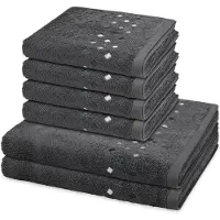 Ross Sonstiges 4 X handdoek 2 X douchehanddoek - in set 6 pack Stoneline