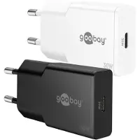 Goobay Compacte USB-C Snellader 30W - GaN Power Delivery