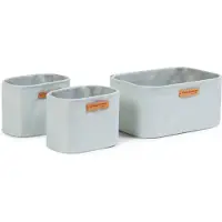 Childhome CHILD HOME Hanging baskets set van 3 lichtgrijs
