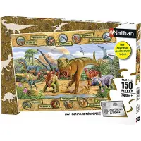 Nathan Puzzle 150 pièces Les espèces de dinosaures